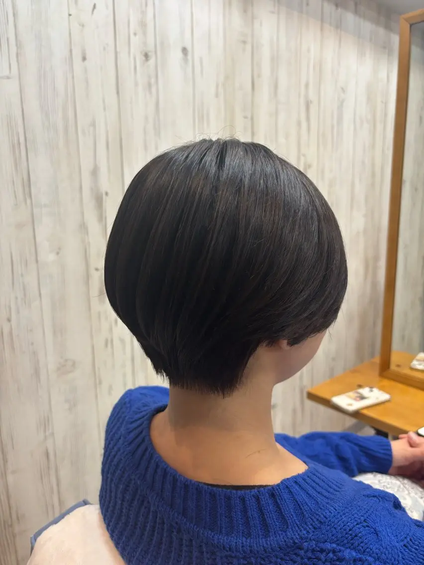 ショート ハンサムショート ショートヘア 髪質改善🍀レイヤー 髙橋青心奏のヘアスタイル