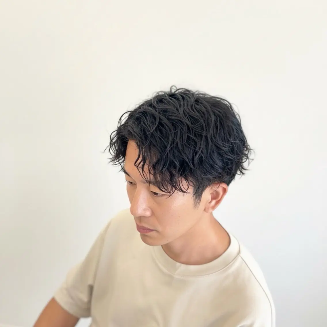 パーマ メンズカット＆ 艶カラー/有馬のヘアスタイル