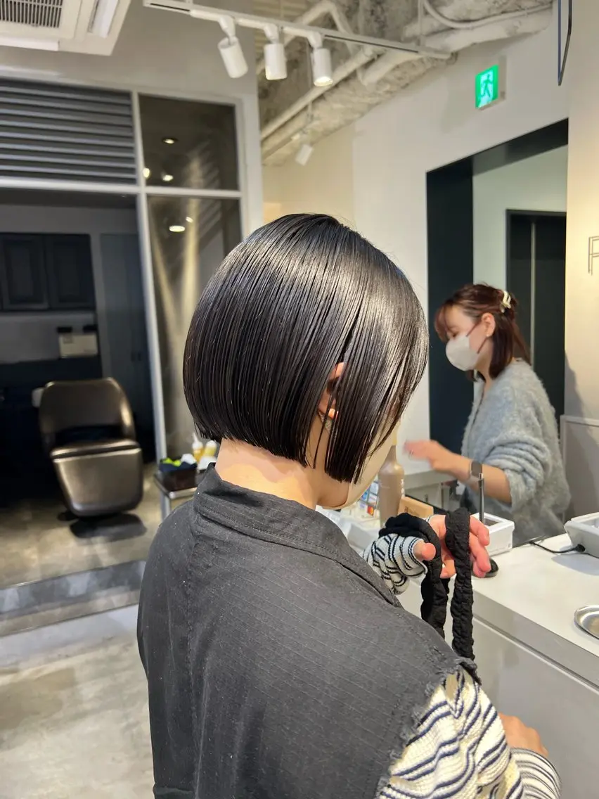 ショート メンズ清潔感のプロ 💈メンズパーマ藤田のヘアスタイル