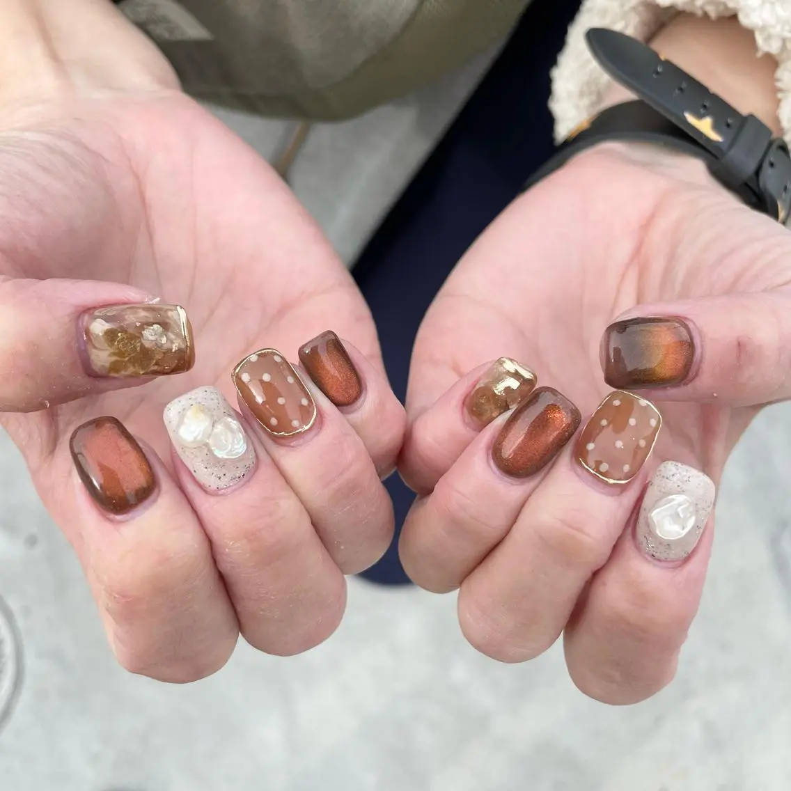 ネイル ハンドネイル Sea  nail by emaのネイルデザイン