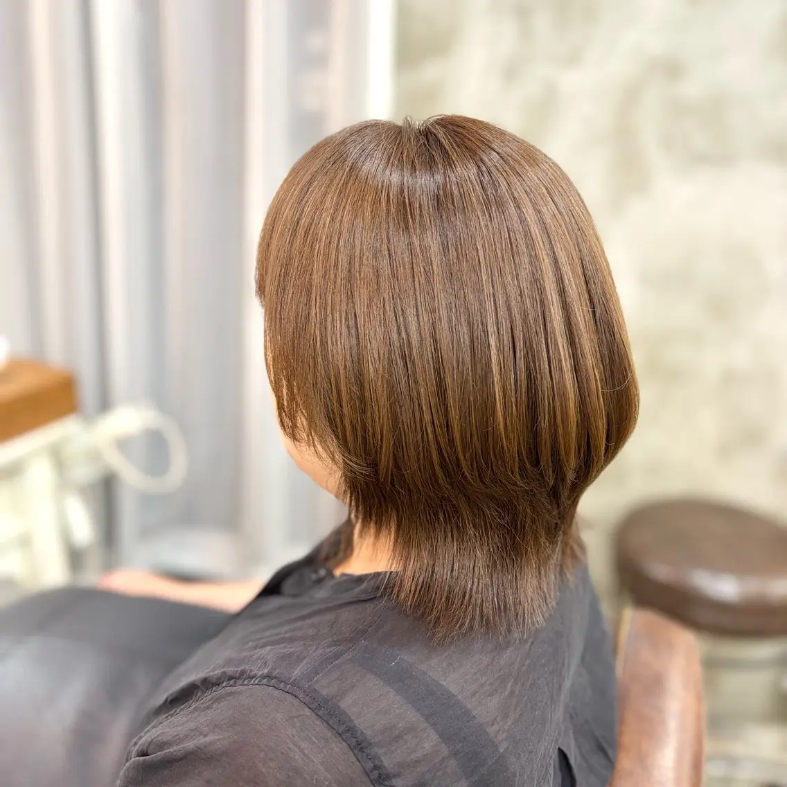 ショート カラー ヘアカラー トリートメント 艶髪‎カラー🤍 RIKAのヘアスタイル