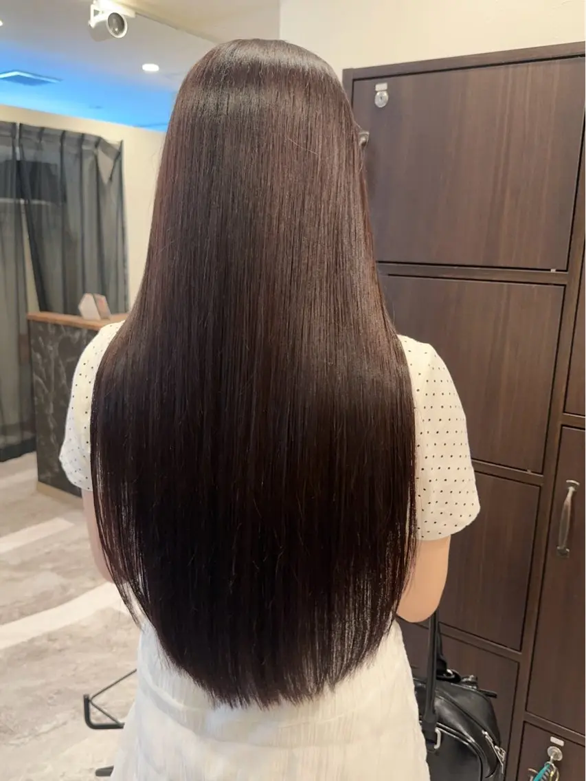 ロング カラー パーマ カット ヘアカラー トリートメント 髪質改善特化【荻窪】 RYOTOのヘアスタイル
