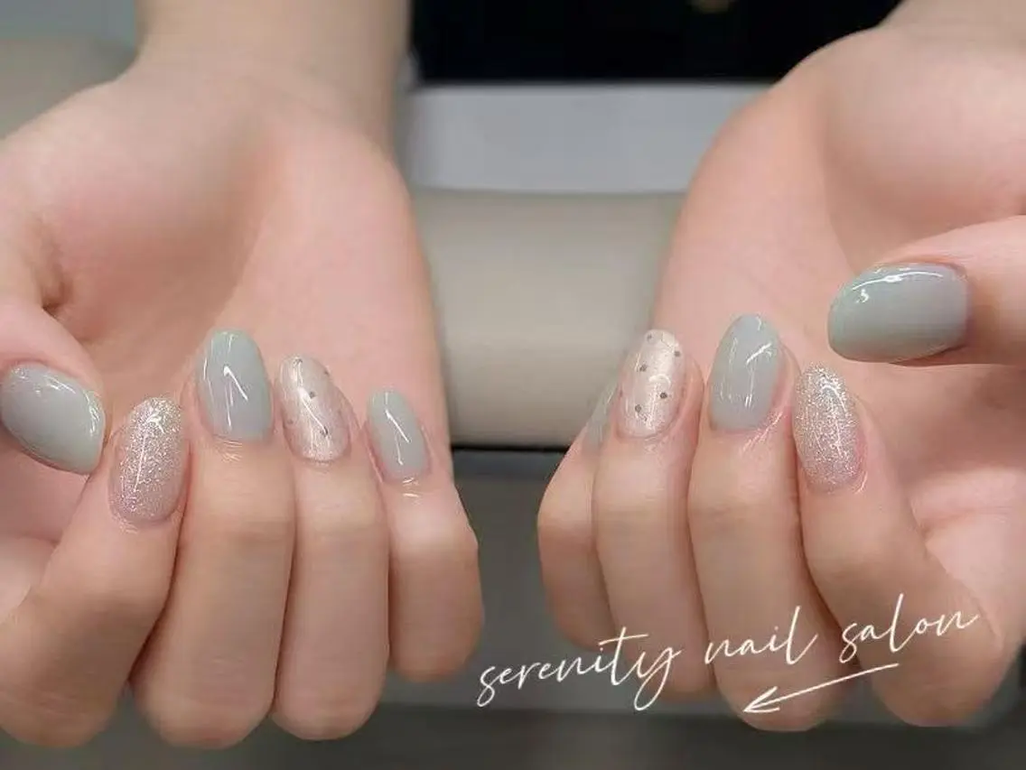 ネイル 長さ出し 持ち込み ワンホンネイル ハンドネイル ハンドケア ✨Serenity Nail salonのネイルデザイン