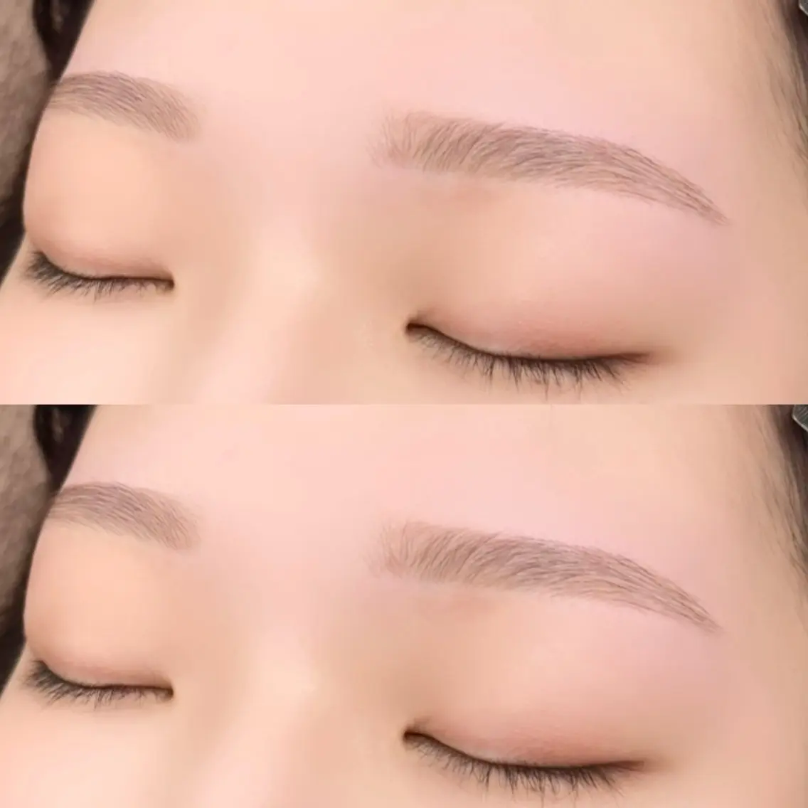✔️全体の濃さが気になる方♡垢抜け美眉♡アイブロウスタイリング♡（ワックス＋カット＋間引き＋カラー）お仕上げメイク付き♡の写真