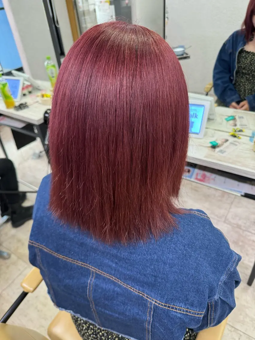 ミディアム カラー ヘアカラー トリートメント 🍒Nagisa 🍒のヘアスタイル