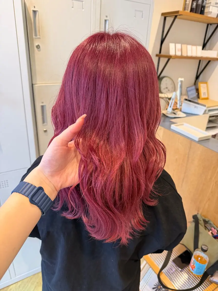 ミディアム カラー ブリーチ ダブルカラー .sirohair momoka🫧のヘアスタイル