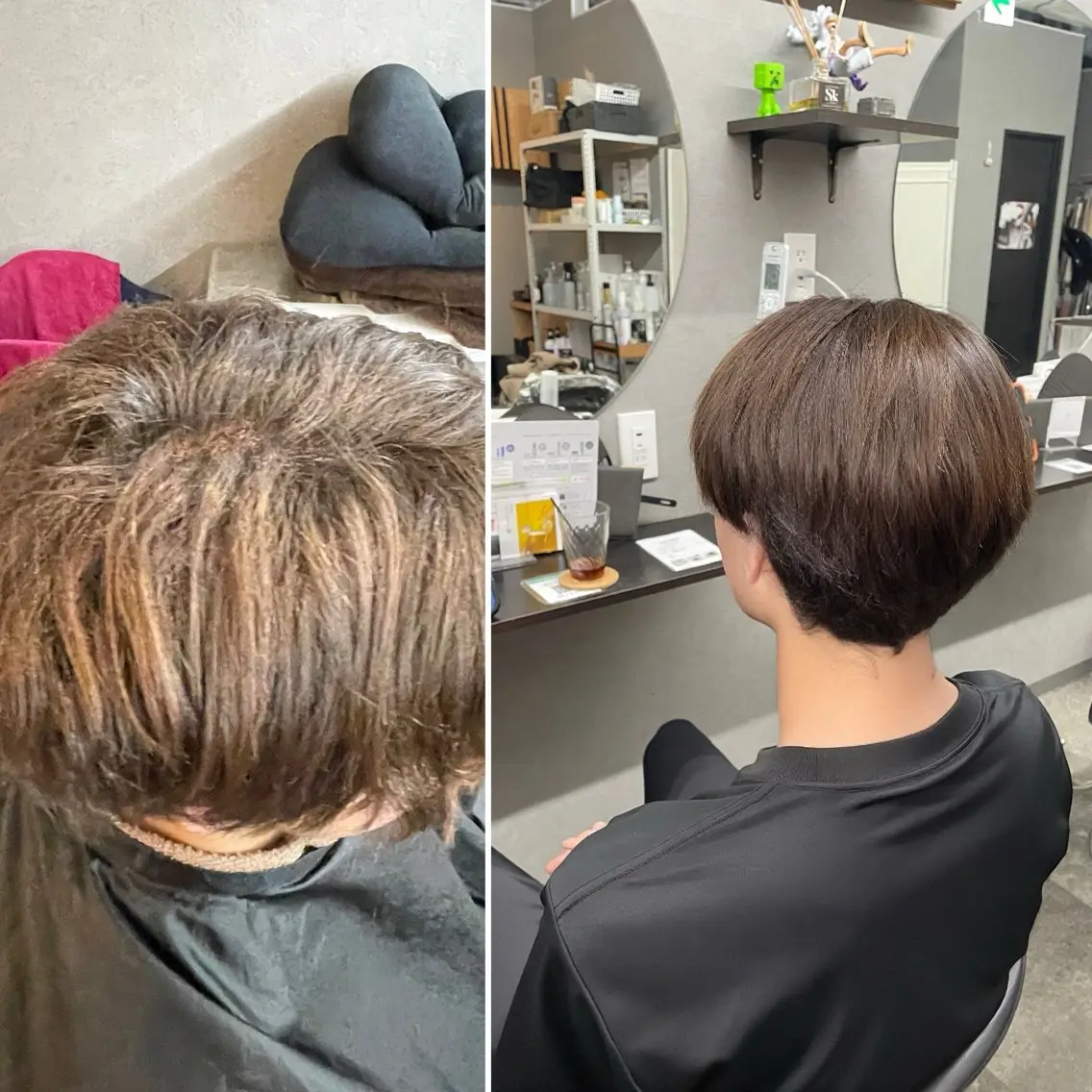 パーマ メンズ メンズパーマ ストレートパーマ 縮毛矯正 ヘアセット 🌹ミラクル美容師 🌹くっぽのヘアスタイル