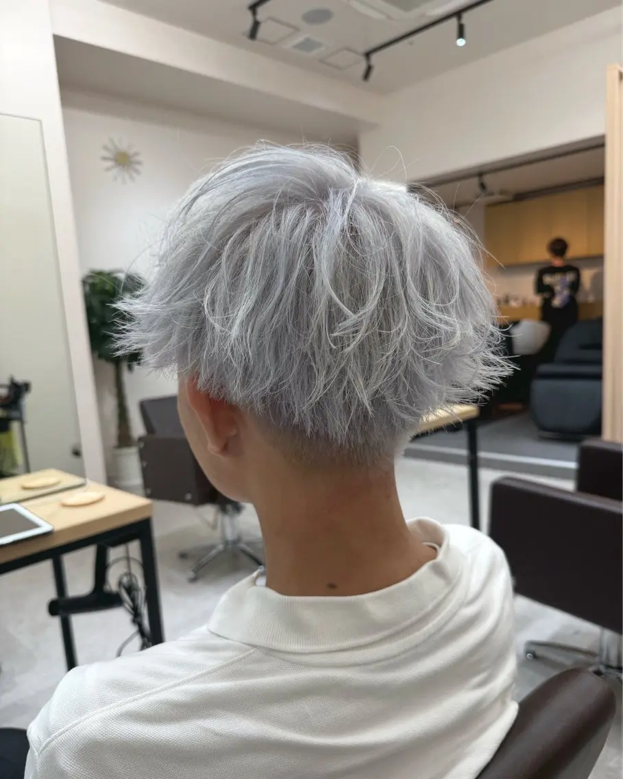 ショート カラー メンズ 田代 祐太のヘアスタイル