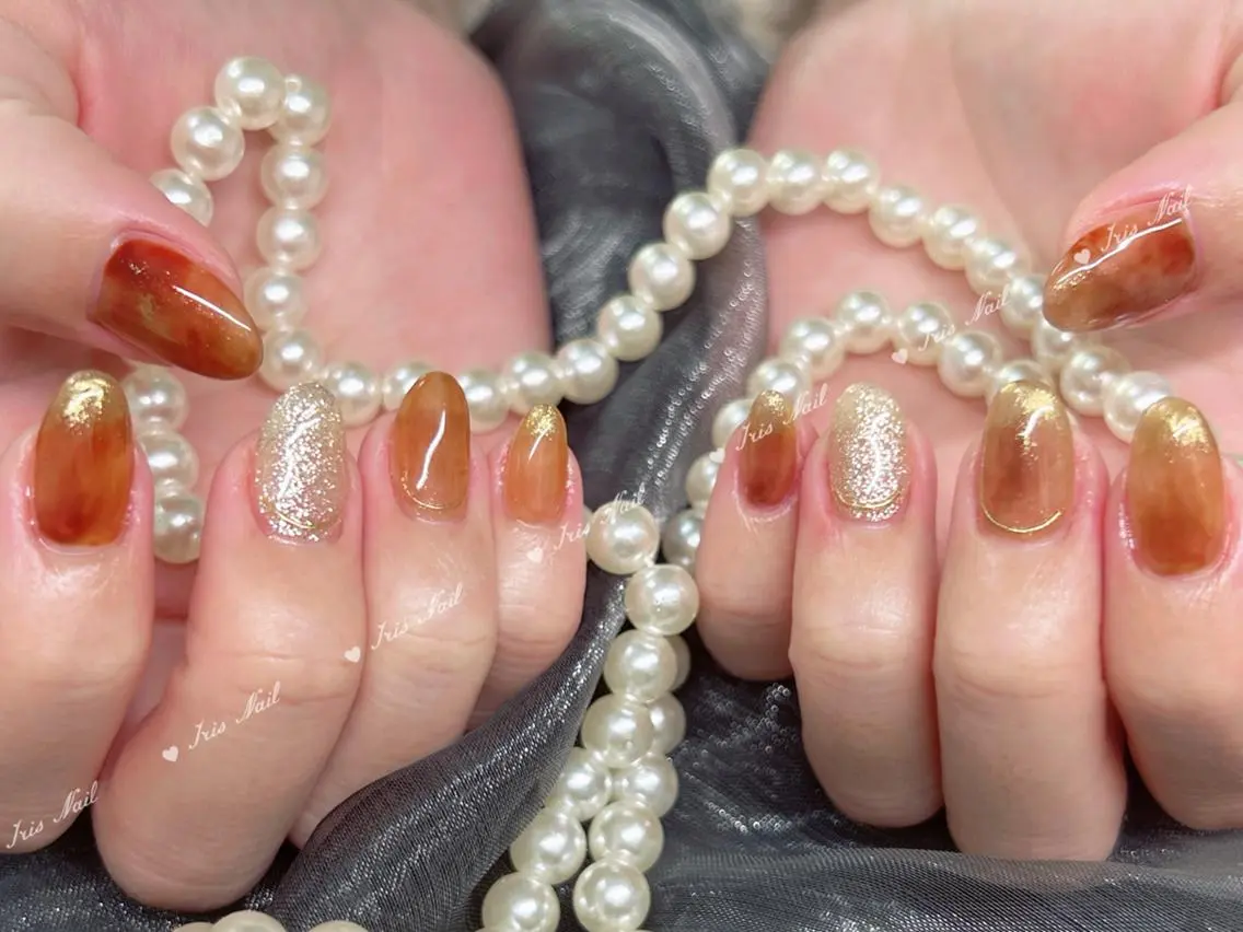 ネイル ハンドネイル ハンドケア 🍒IRIS Nail🌸のネイルデザイン