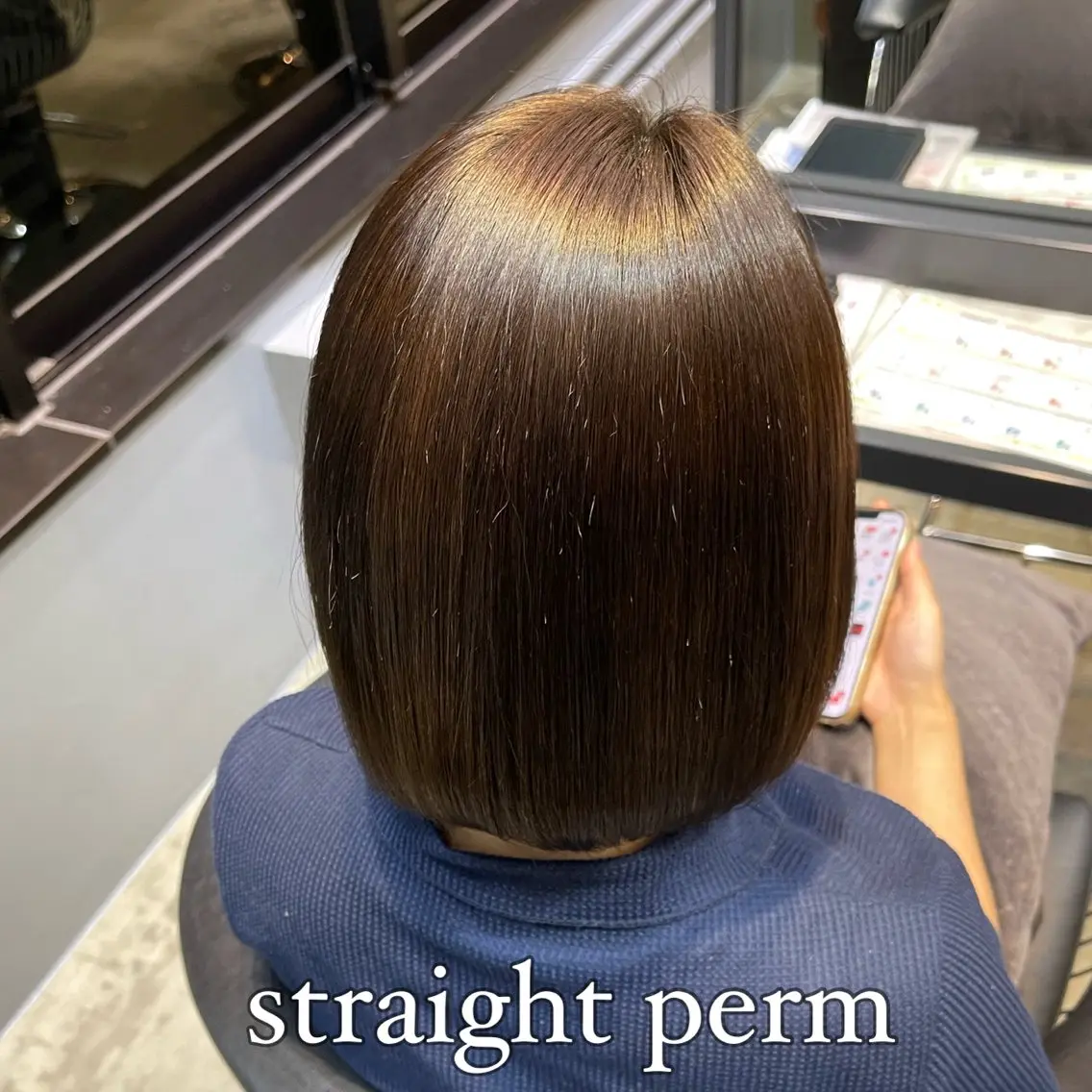 ショート パーマ カット 縮毛矯正 トリートメント ✨縮毛矯正　韓国ヘア レイヤー✨大濱快斗のヘアスタイル