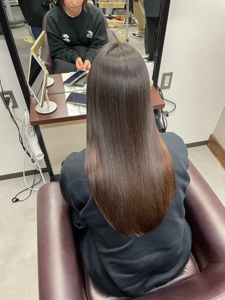 ロング トリートメント 堀 綾花のヘアスタイル