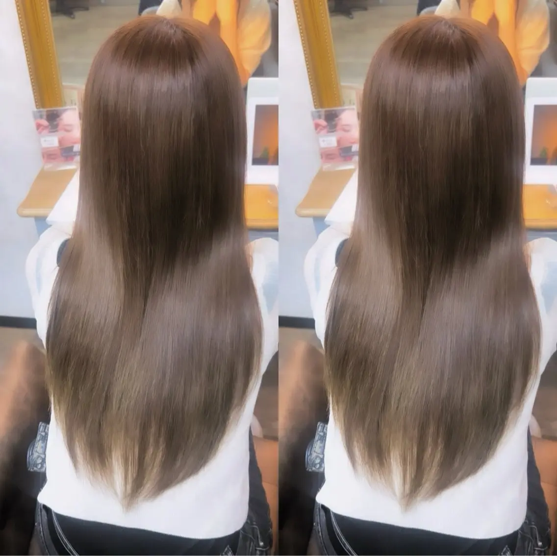 ロング カラー 透明感カラー 🌼髪質整形🧸 艶カラー🌼珠理のヘアスタイル