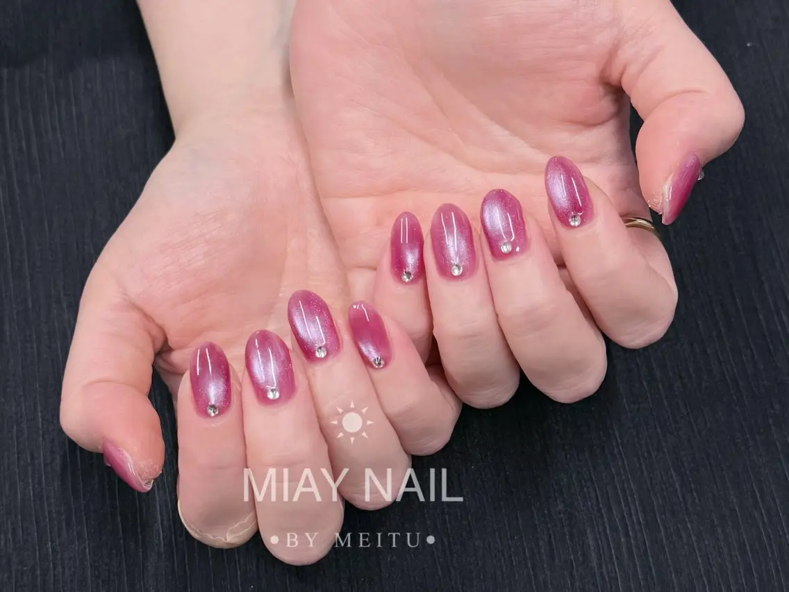 ネイル ハンドネイル 💜MIYA NAIL鶴見店のネイルデザイン