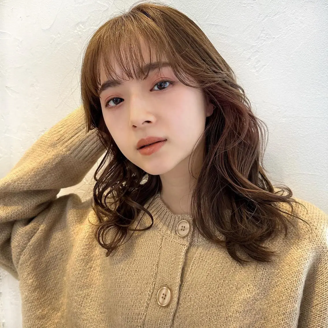 ロング パーマ 大人レイヤー×艶髪 小久保　春暁のヘアスタイル