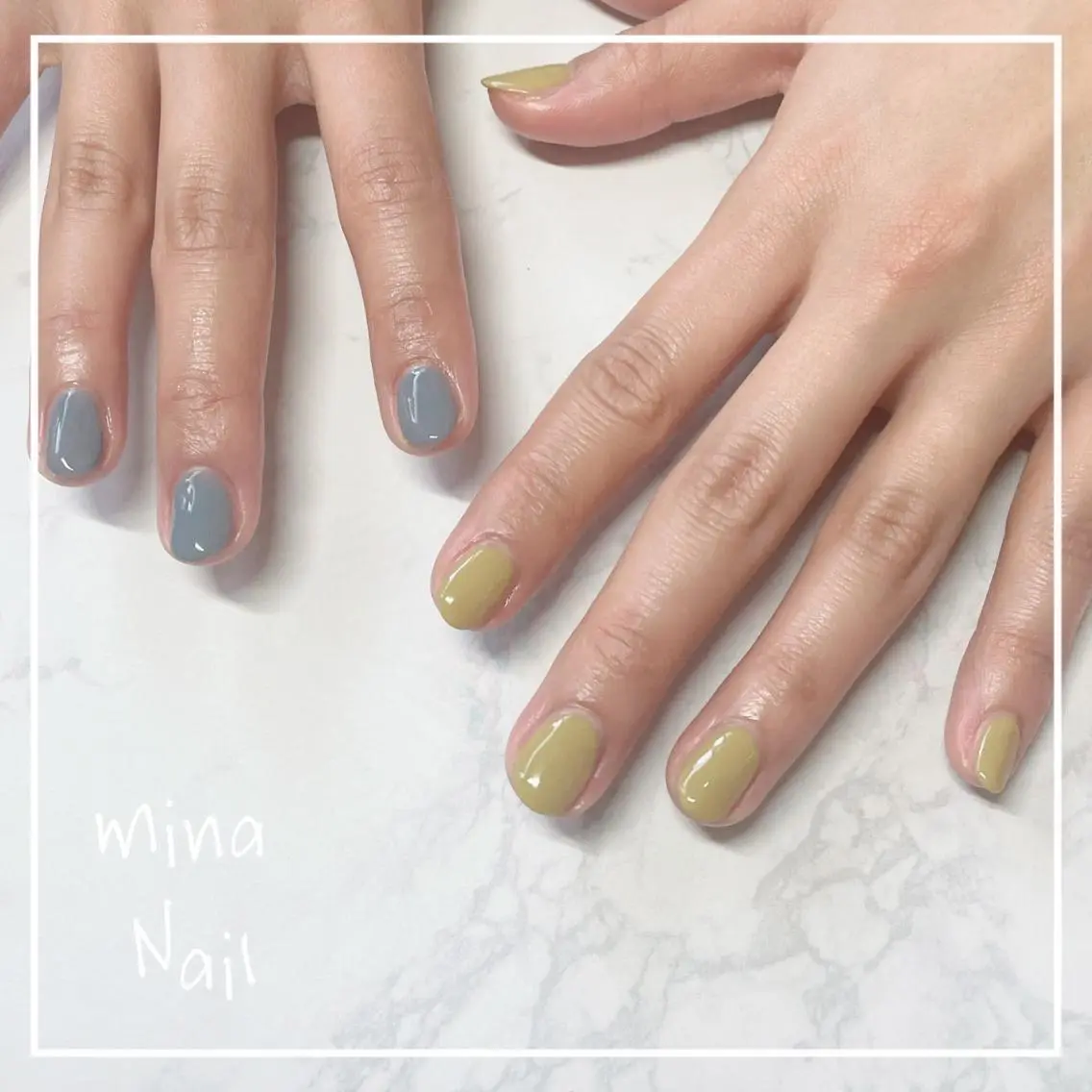 ネイル ジェルネイル ショートネイル mina Nailのネイルデザイン