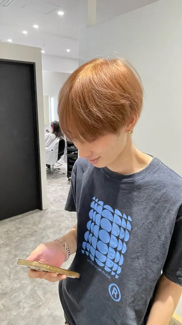 カラー 加藤 琉鎧のヘアスタイル