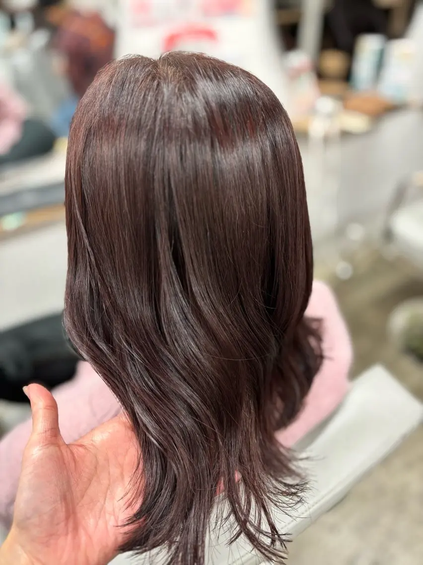 ミディアム アールグランデ あやのヘアスタイル
