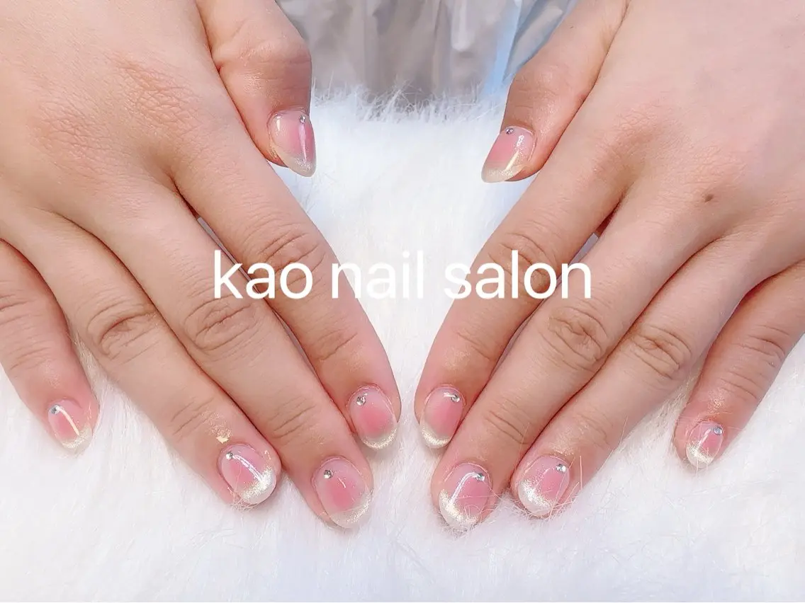 ネイル ハンドネイル kao nail マグネット/長さだしのネイルデザイン