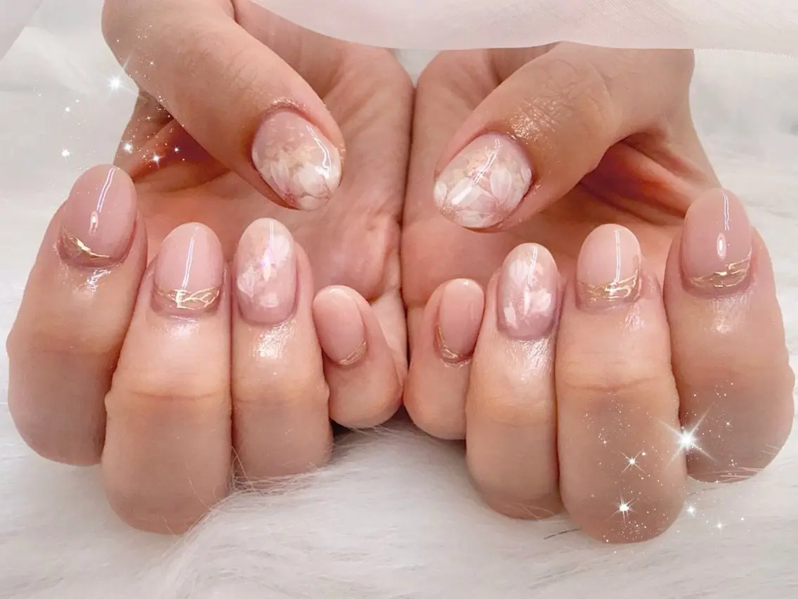ショート ハンドネイル Lili Nail Studio西荻窪店のネイルデザイン