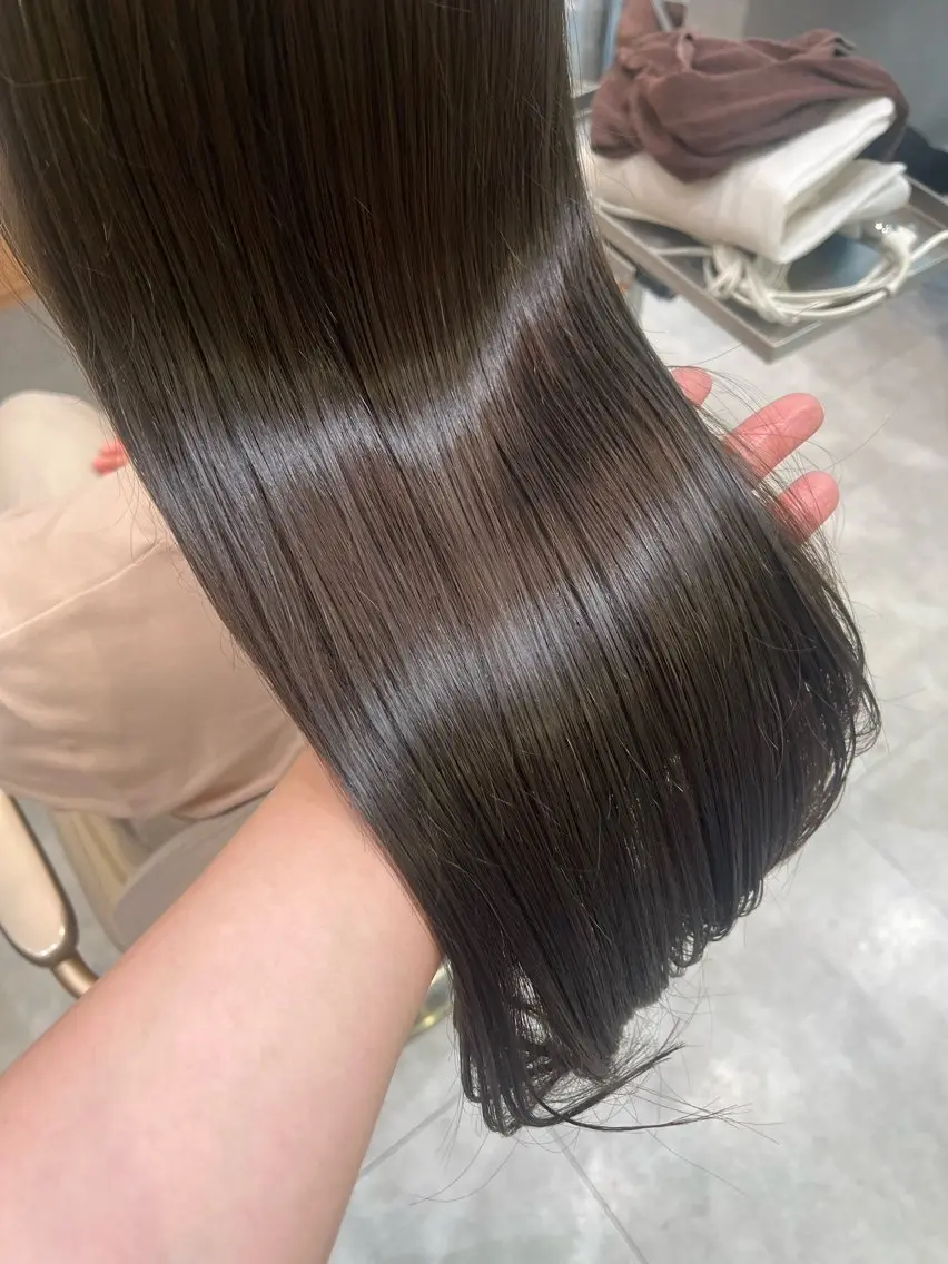 ロング カット トリートメント ヘッドスパ ツヤ髪/髪質改善✨ 永澤樹里のヘアスタイル
