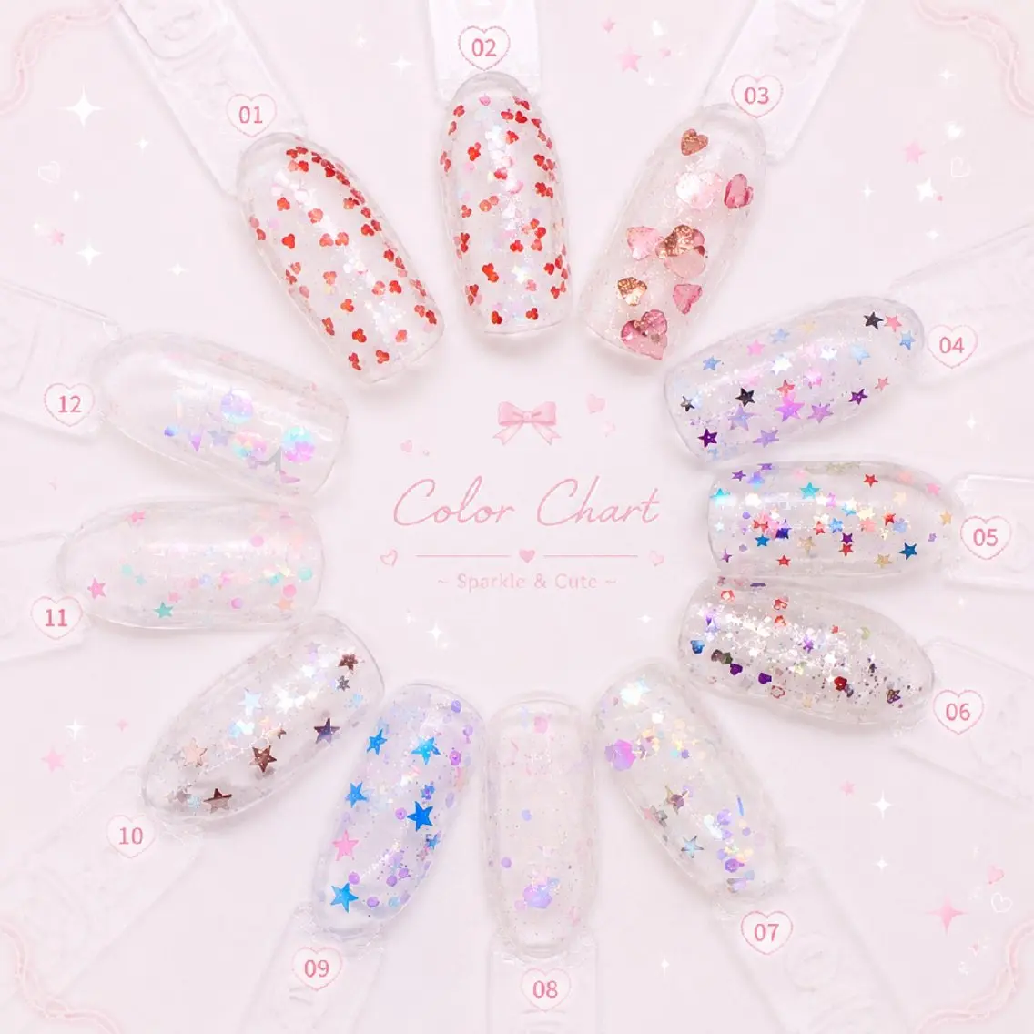 ✨️🆕✨️うるうるちゅるんなホログラム乗せ放題✨️ベースカラーあり(2色まで◎、マグネット、フラッシュ🆗)オフ込みの写真
