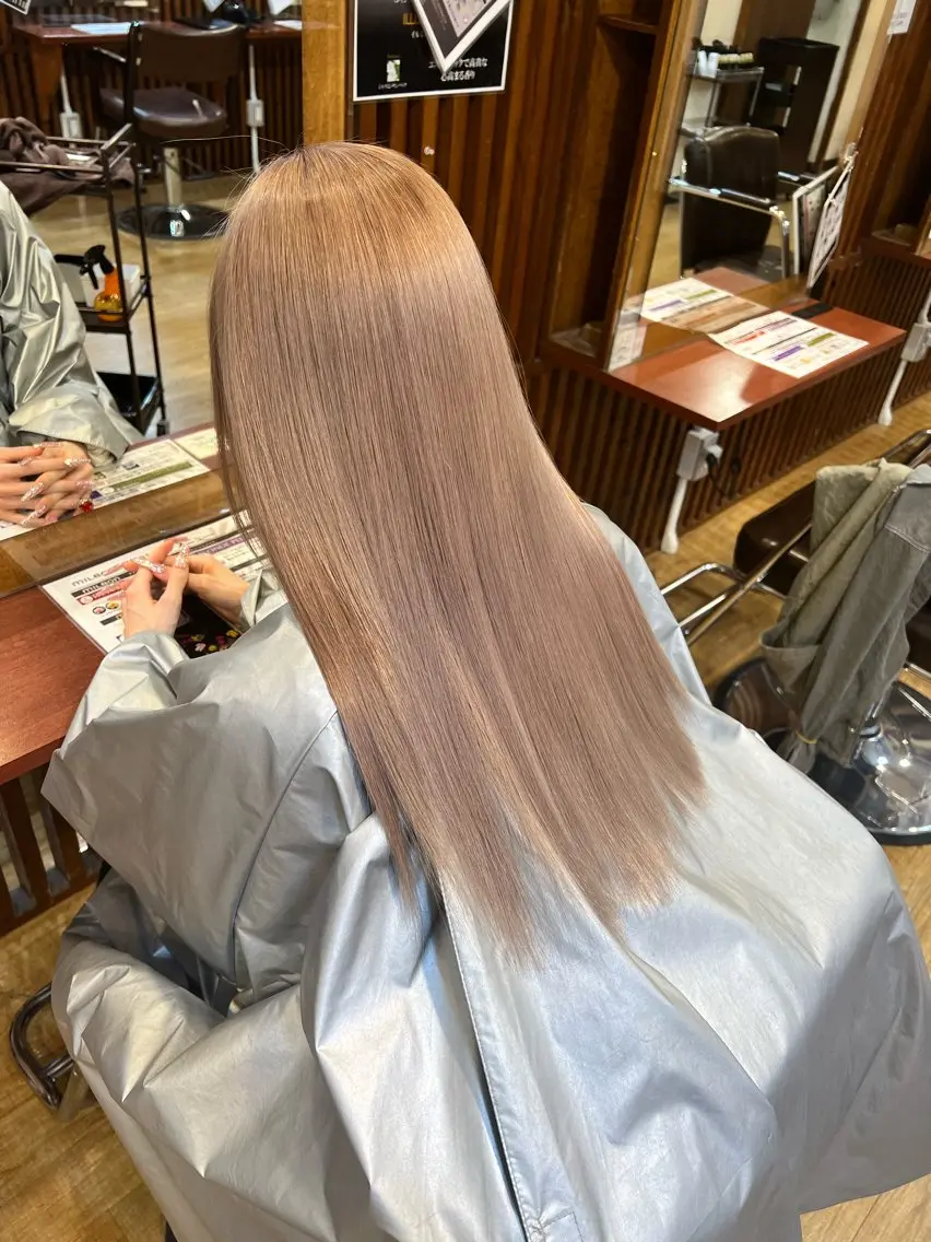 ケアブリーチ＋カラー✨の写真