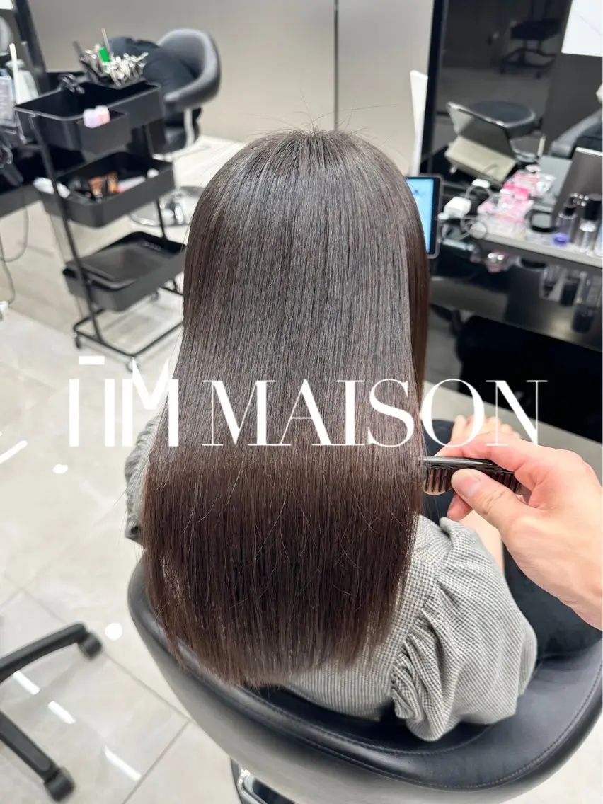 ロング 髪質改善 縮毛矯正 トリートメント ✨【髪質改善/縮毛 矯正】✨ゆうほのヘアスタイル