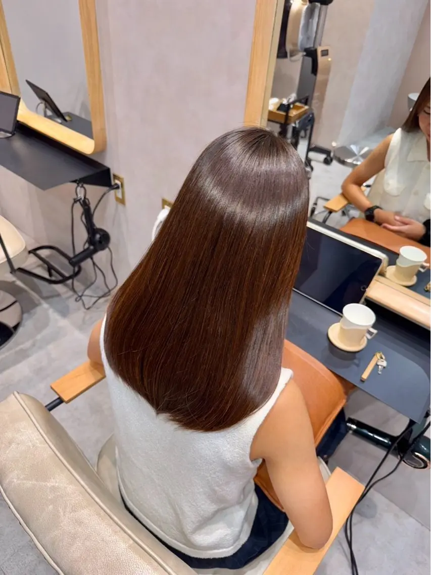 ロング トリートメント 💙まの/ 透明感カラー💙のヘアスタイル