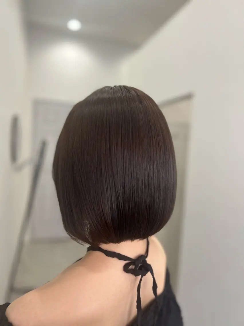 【2.3月限定❤️‍🔥】カット✨（ボブ•ショート）➕超音波トリートメント🎀の写真