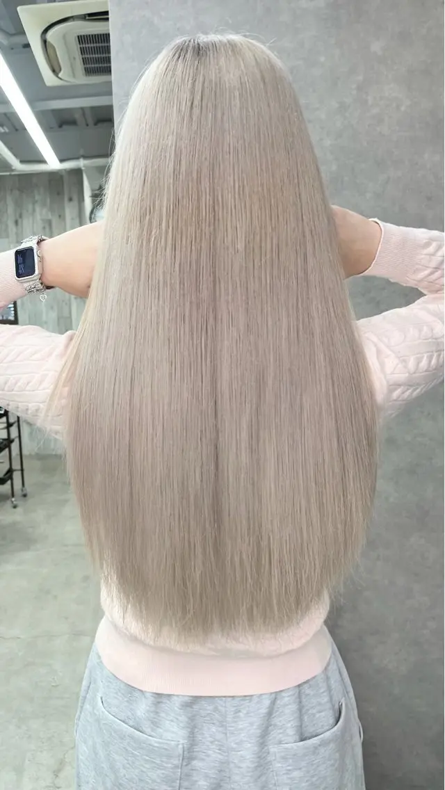 ロング ヘアカラー 中道 晶のヘアスタイル