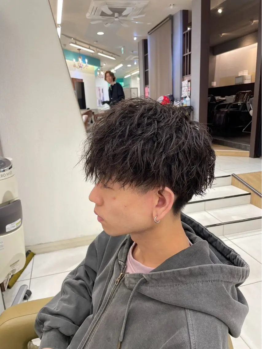 カット＋ツイストスパイラルパーマの写真