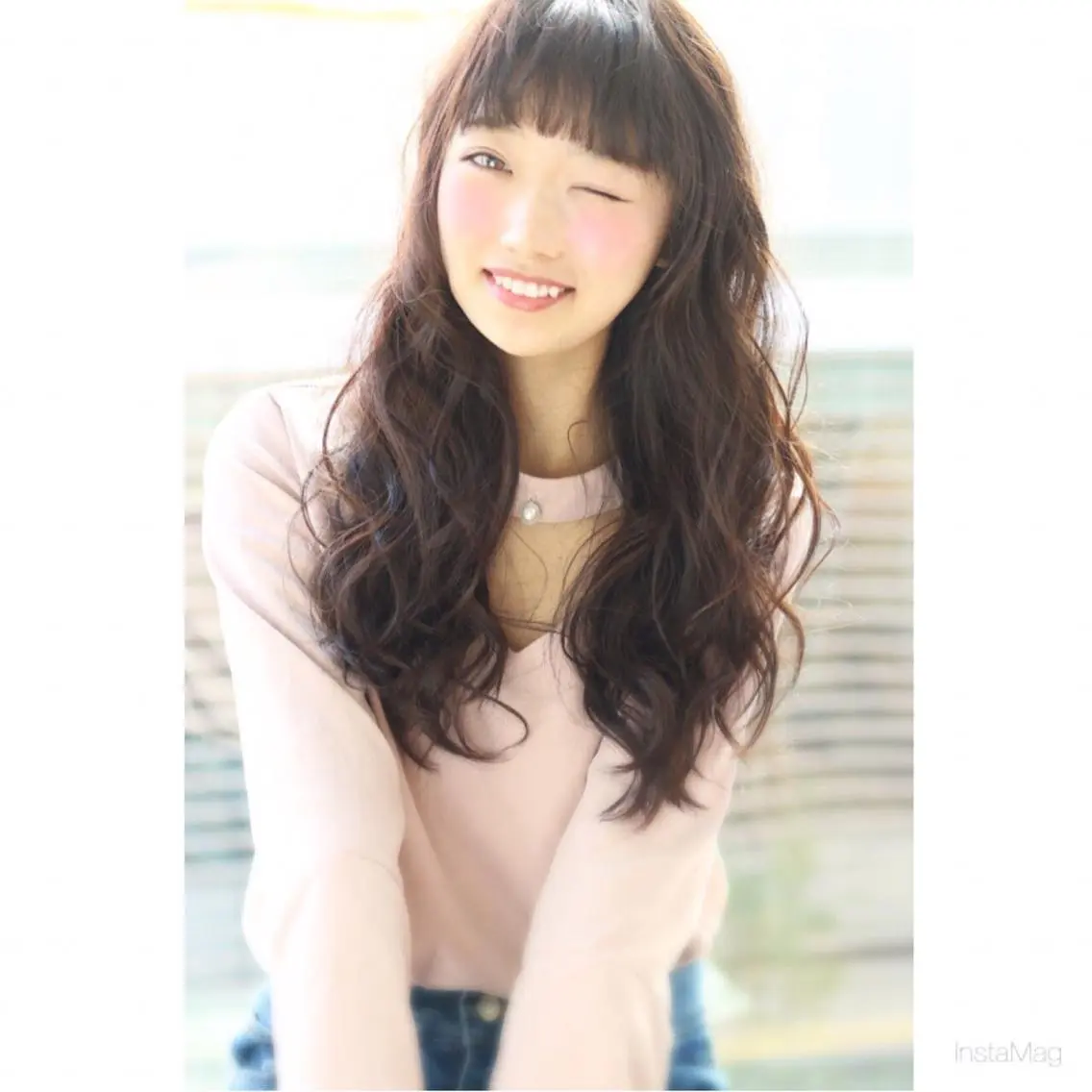 ロング dealers カルロスのヘアスタイル
