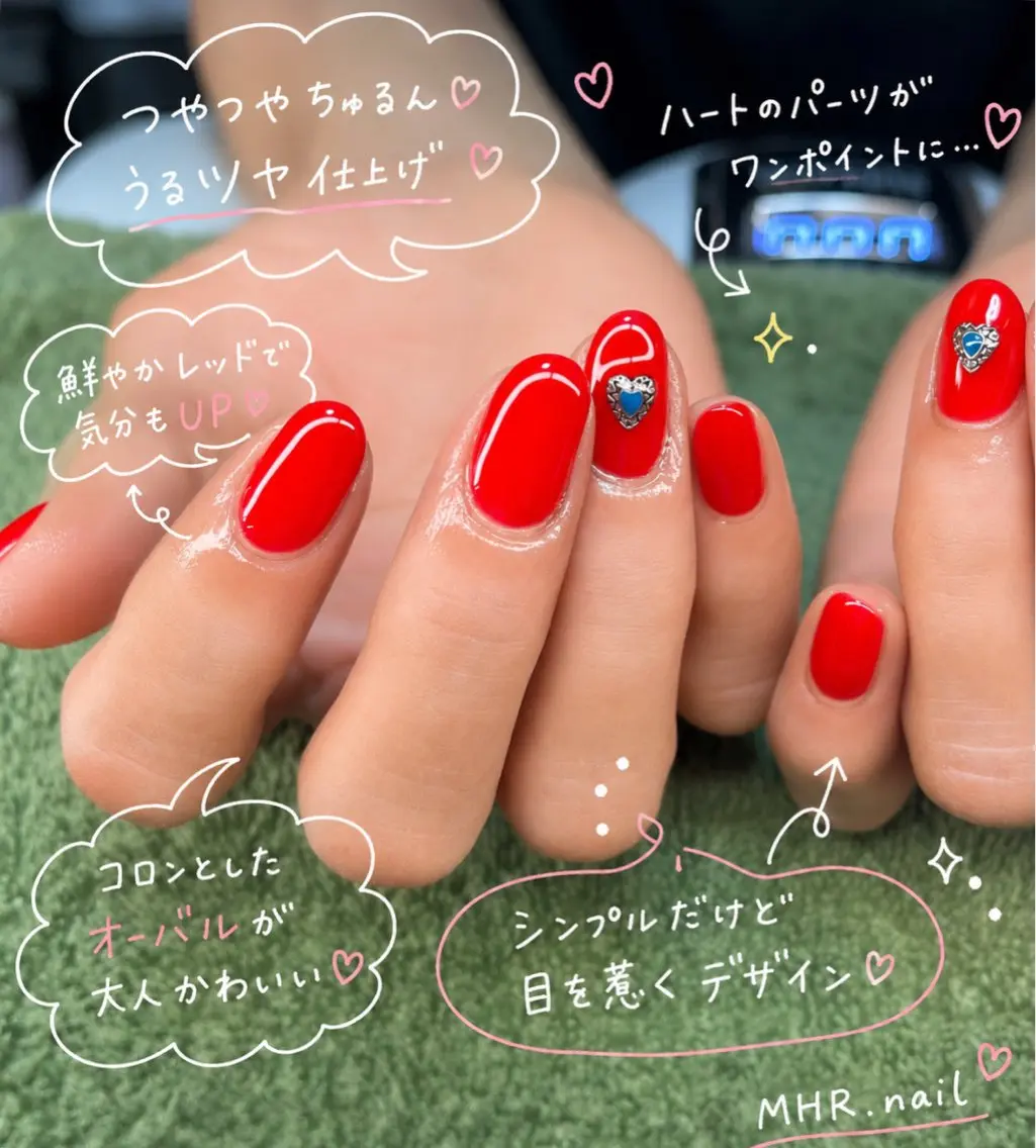 ネイル ハンドネイル フットネイル MHR nailのネイルデザイン