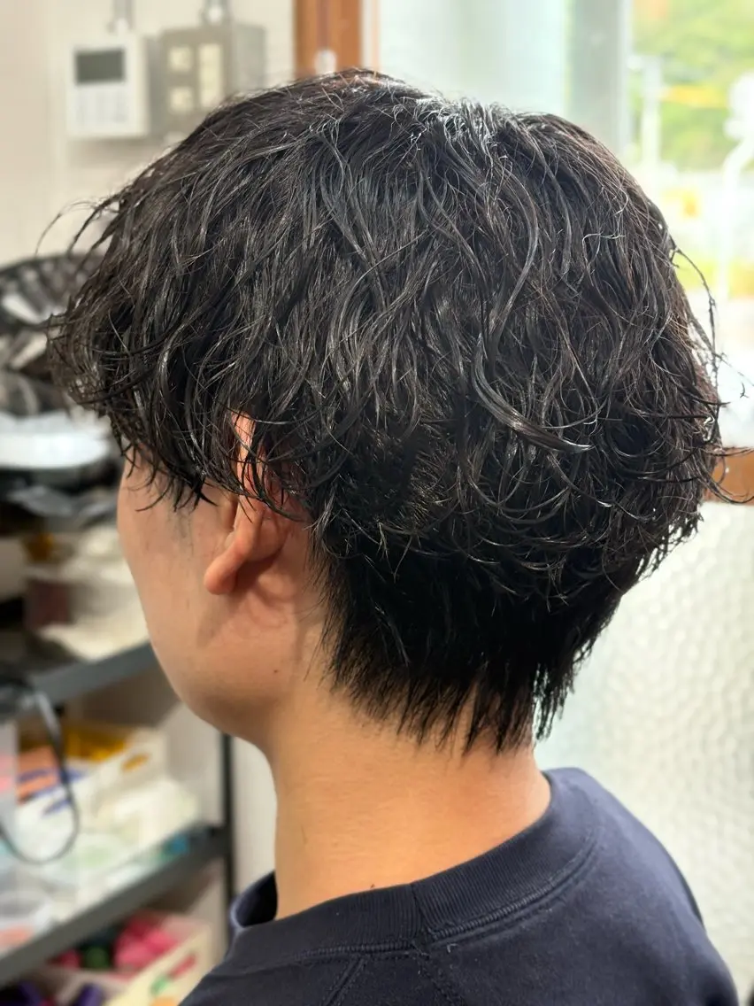 パーマ メンズ メンズパーマ パーマ Snalyメンズ特化 スエハラのヘアスタイル