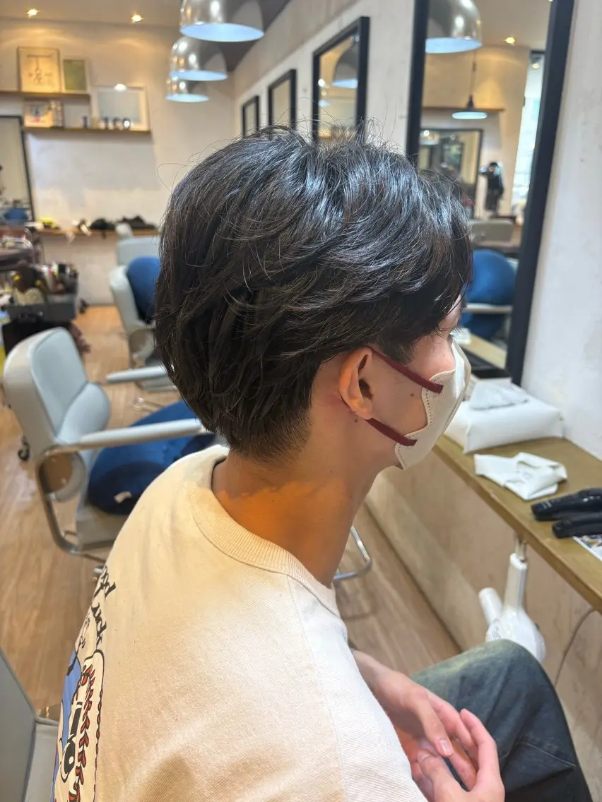 メンズ カット 韓国ヘアー🇰🇷 MIWAのヘアスタイル