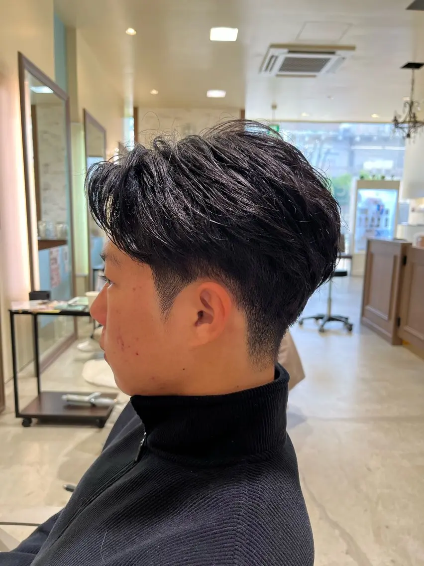 【新生活応援☆】第一印象UP！メンズカット＋ニュアンスパーマ¥12320→¥11000の写真