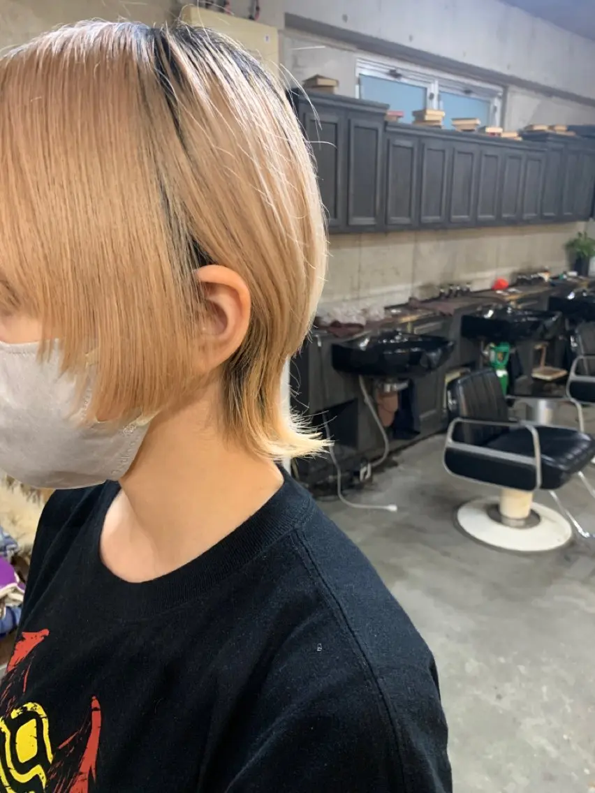 ショート カラー ヘアアレンジ メンズ キッズ ravens代表 ヒロムのヘアスタイル