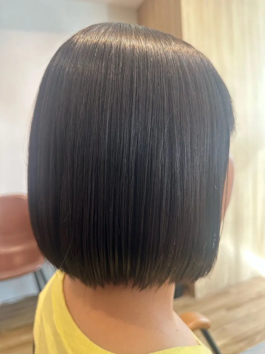 ミディアム カット 縮毛矯正 ✨✂️Nori ✂️✨のヘアスタイル