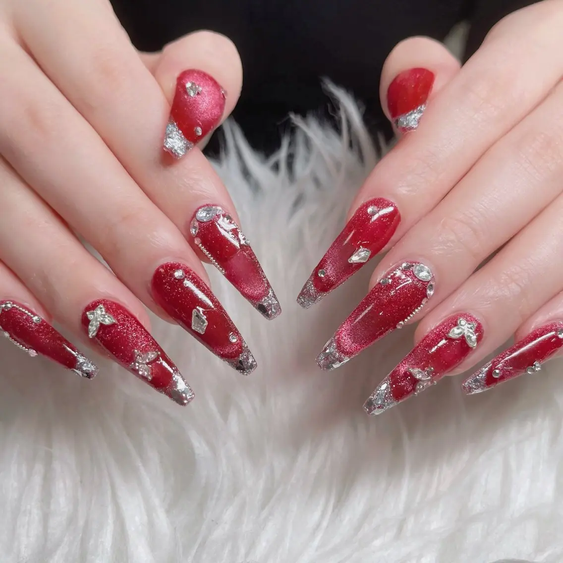 ネイル フットネイル フレンチネイル グラデーション 韓国ネイル ロングネイル ハンドネイル Hani Nail Salonのネイルデザイン