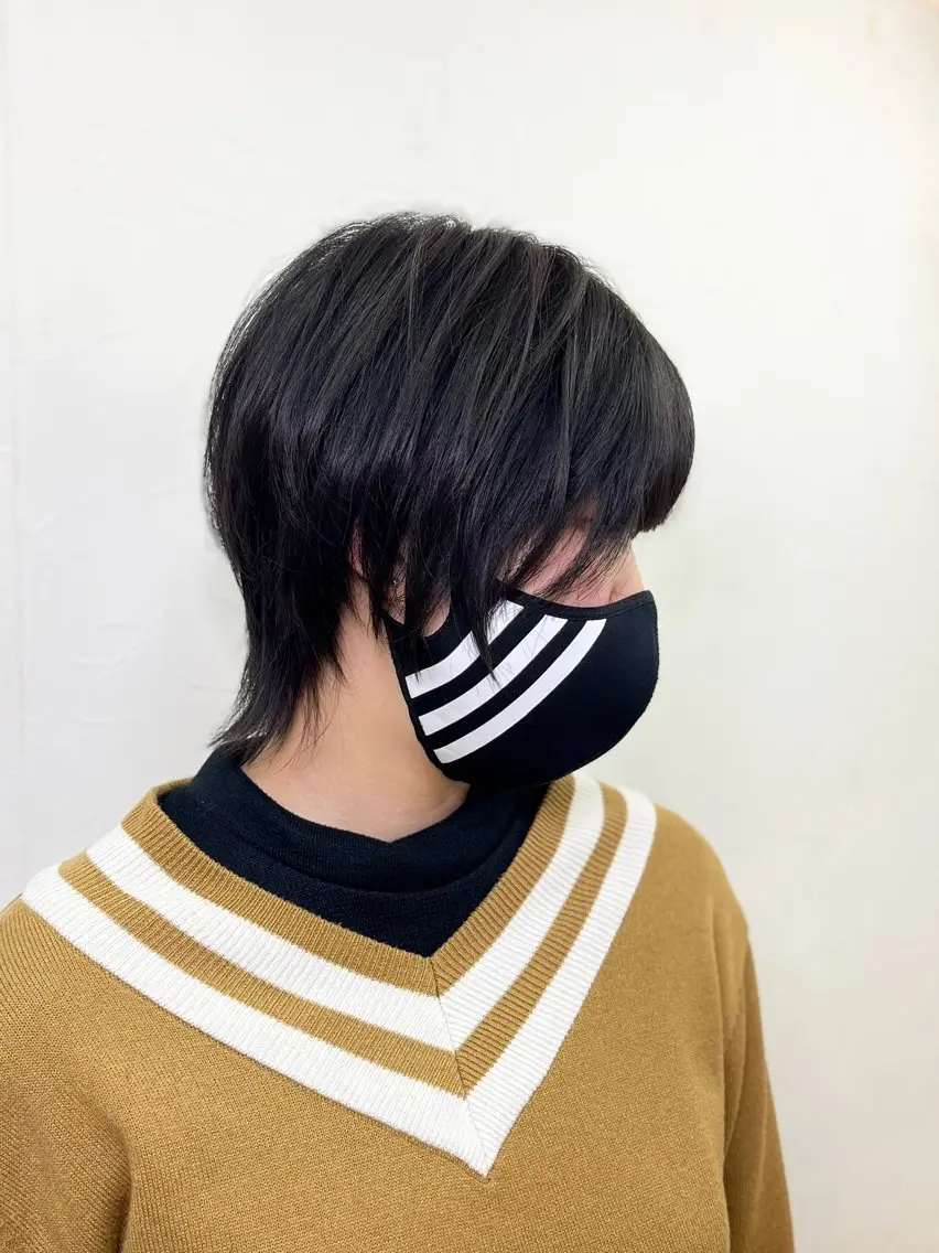 ショート レイヤーカット ショートヘア ウルフカット 冨田 豊のヘアスタイル