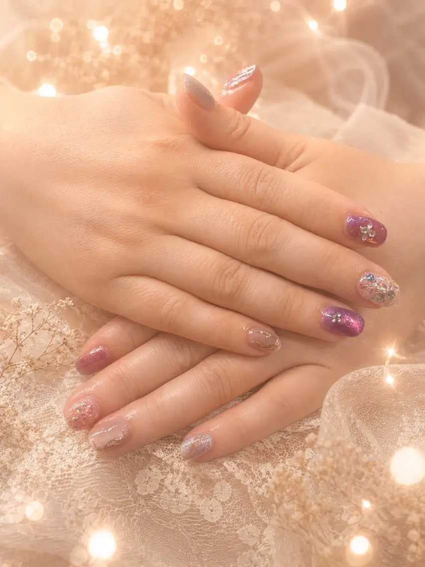 ネイル ジェルネイル ハンドネイル Naris Nail salonのネイルデザイン