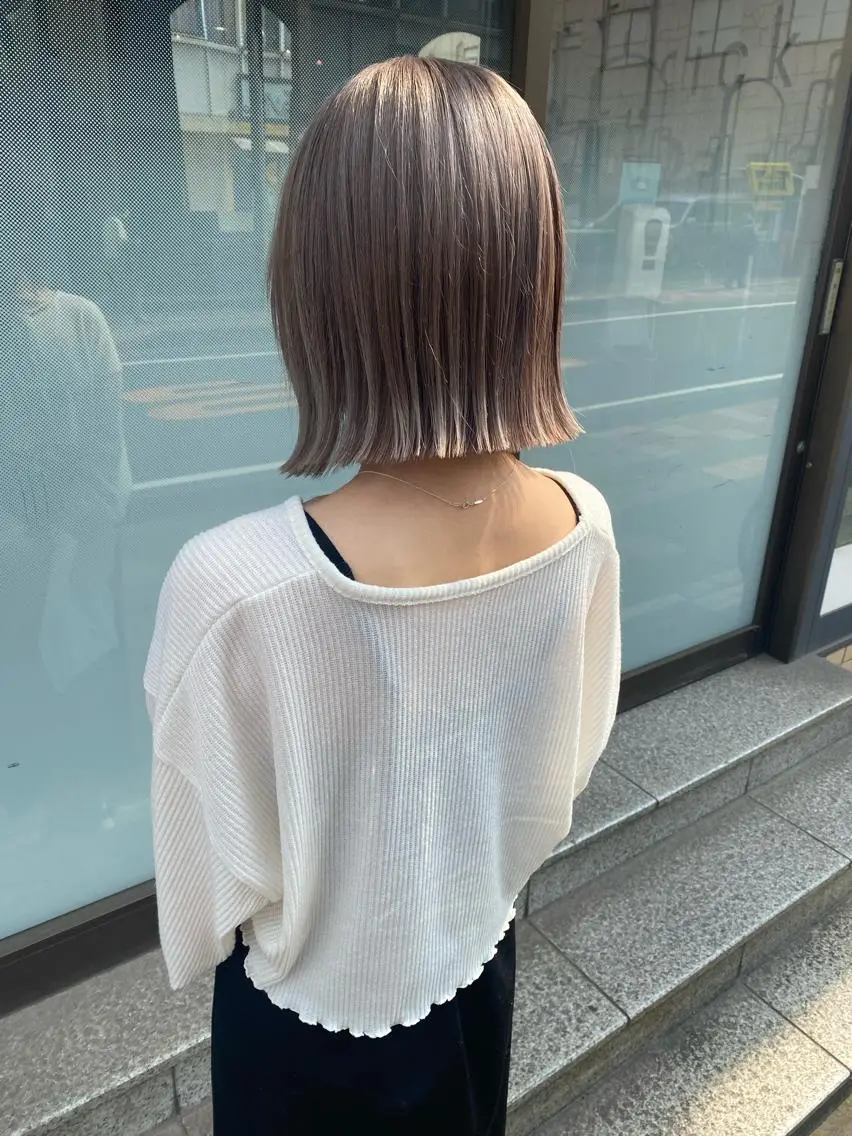 〖 🆕メニュー 〗　🟡 cut + 髪質改善color 🟡 ¥12660の写真