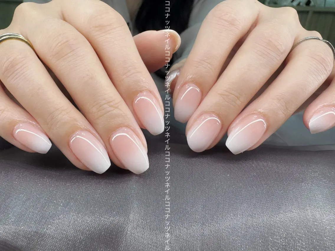 ネイル HOSHINO NAIL_長さだしのネイルデザイン