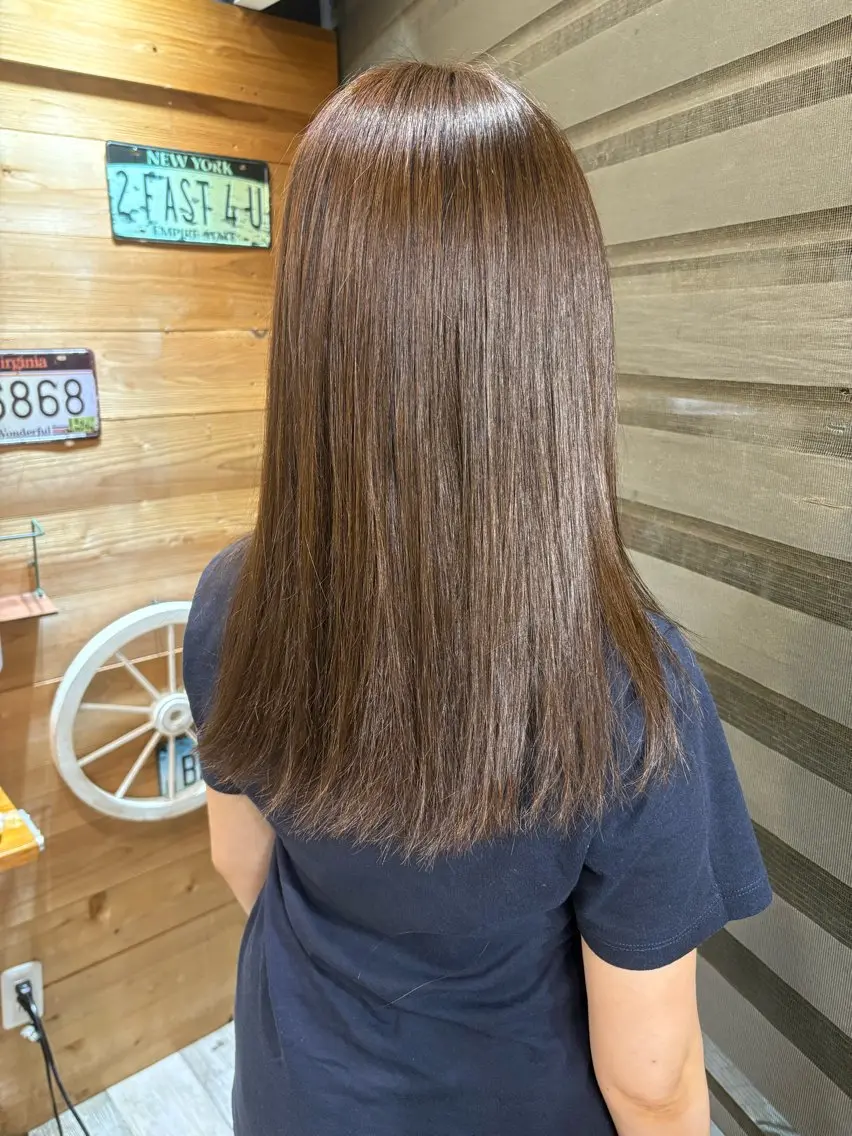 セミロング 髙木 夢叶のヘアスタイル