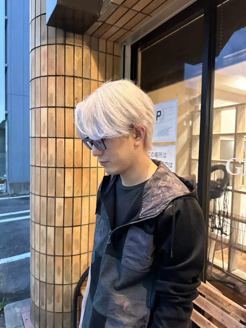 ショート カラー メンズ カット ヘアカラー ハヤシカズキ/カラー ✂/メンズパーマのヘアスタイル