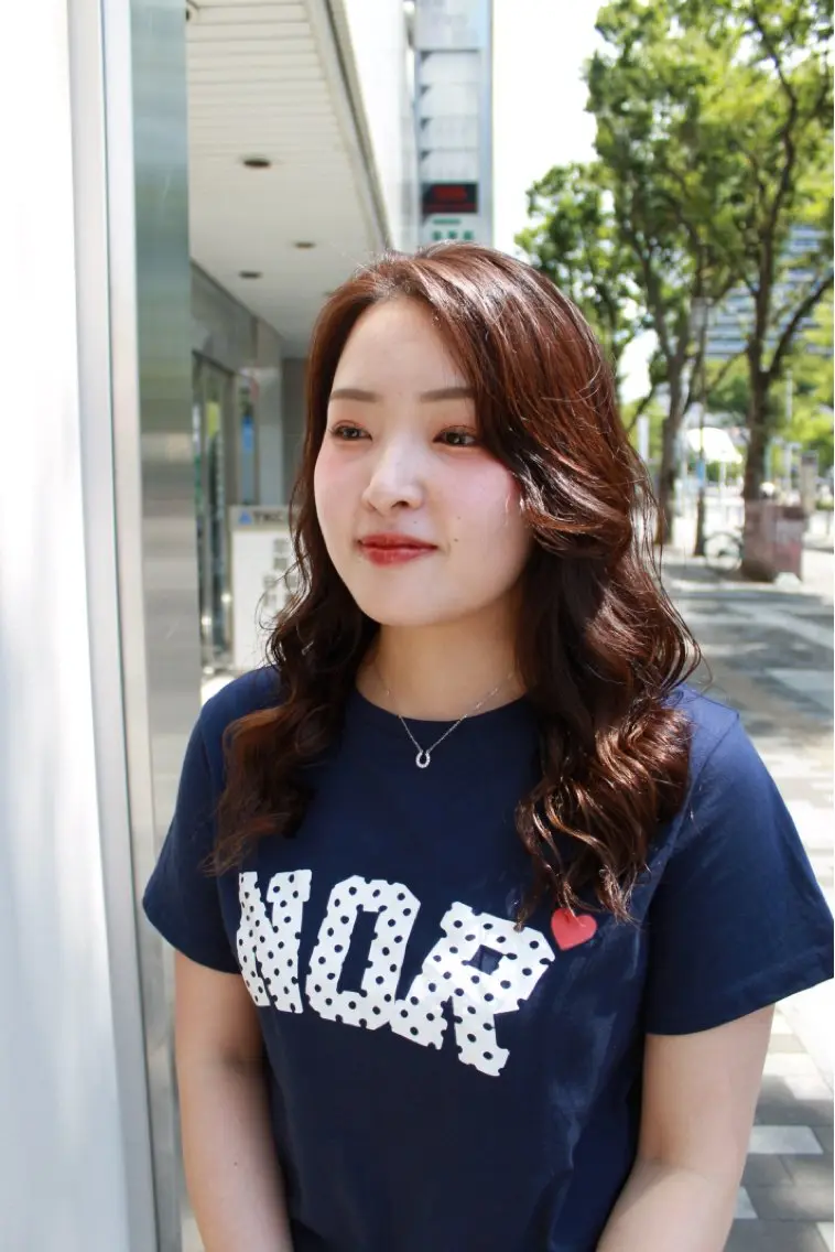 ロング パーマ パーマ 阪上 沙織のヘアスタイル