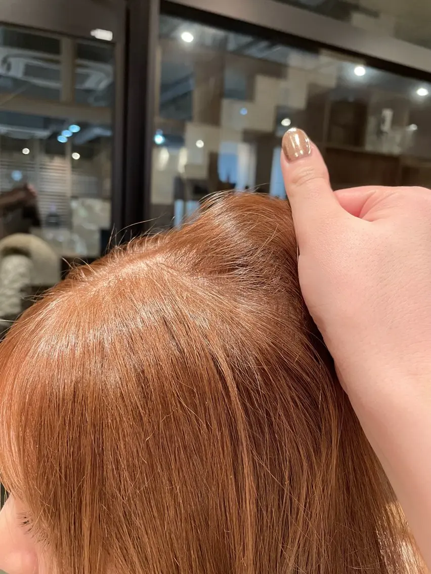 ミディアム カラー うる艶カラー/美髪 トリートメント/めいのヘアスタイル