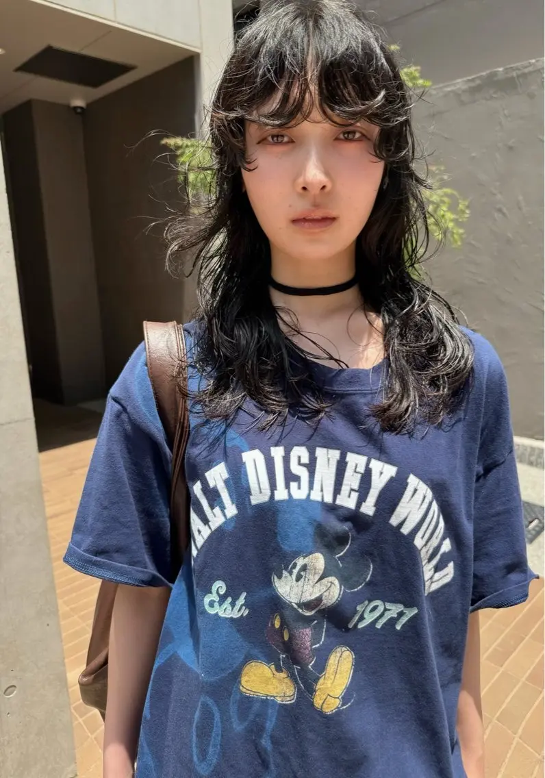 ミディアム パーマ ミディアムパーマ レイヤーカット カット パーマ トリートメント 西山 凜のヘアスタイル