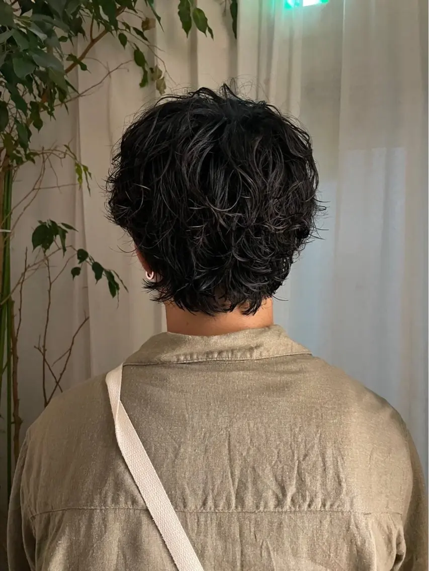 パーマ メンズ メンズパーマ パーマ 飯田 優恵のヘアスタイル