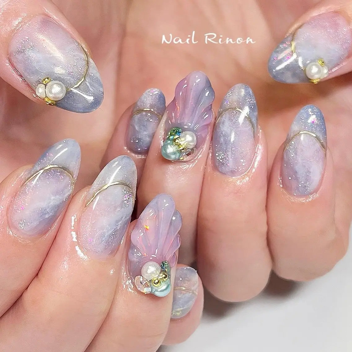 ネイル ぷっくりネイル ハンドネイル Nail Rinonのネイルデザイン